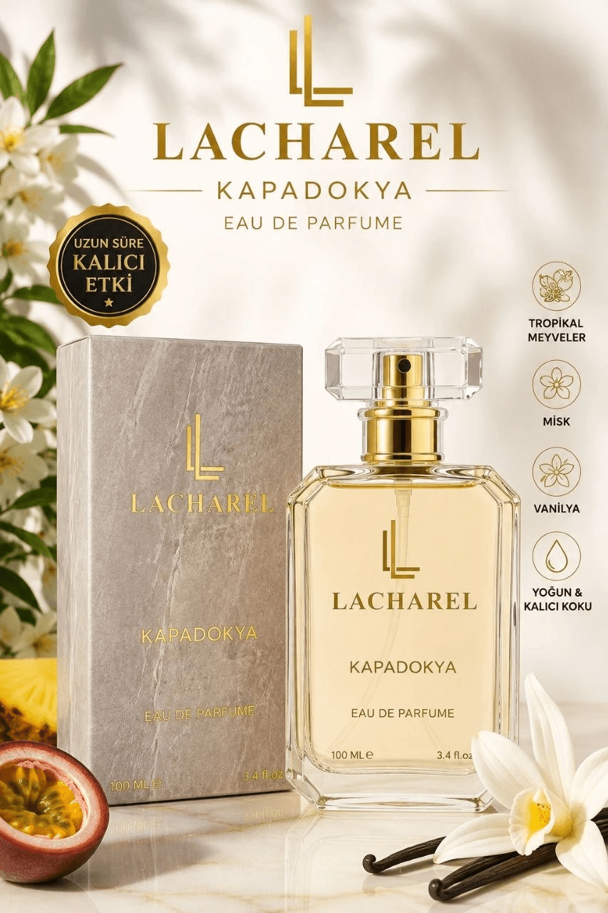 LACHAREL Kapadokya Kadın Eau De Parfum 100 ML Tropikal Meyveli Misk Vanilyalı Parfüm