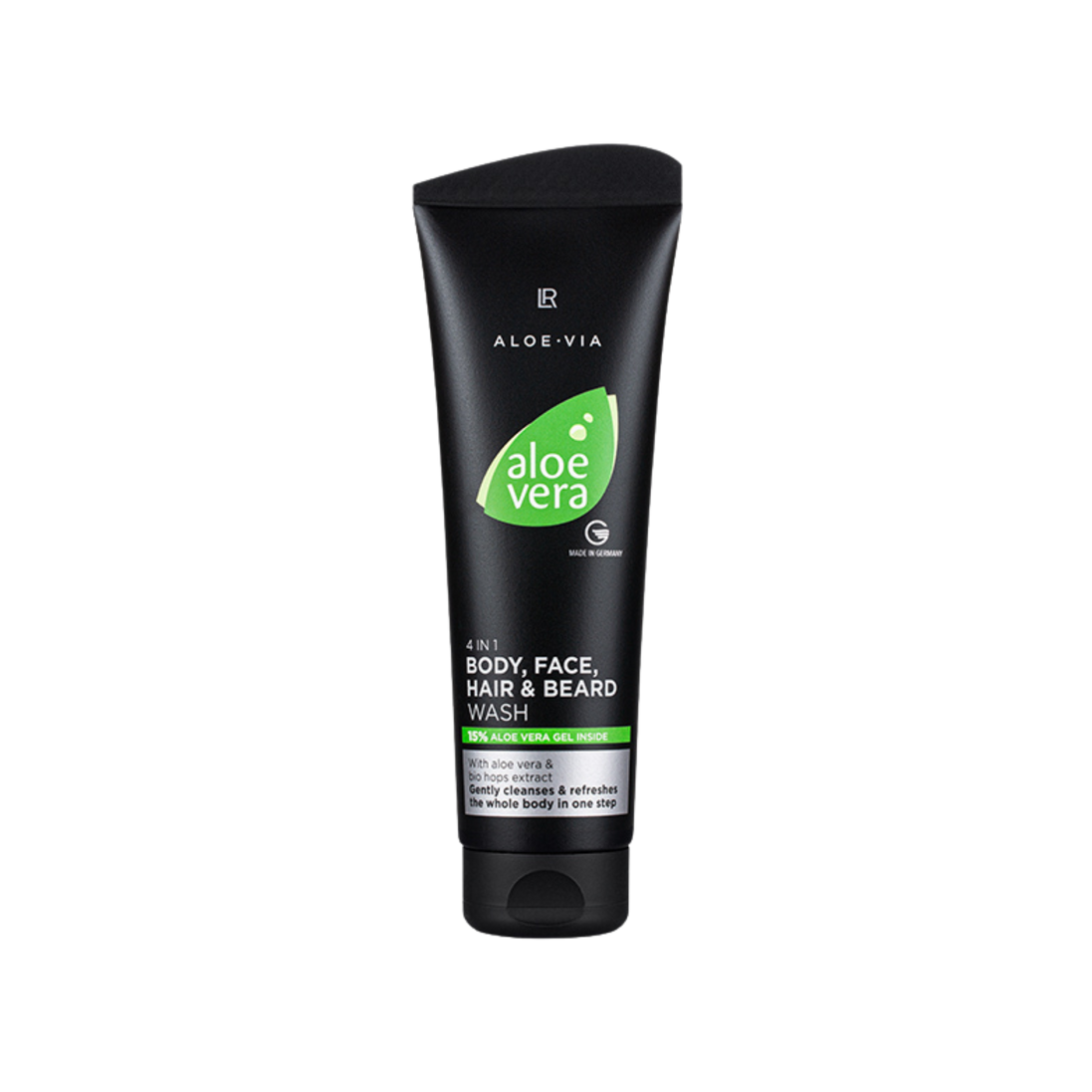 LR ALOE VIA - 4 in 1 Hair &amp; Body &amp; Face &amp; Beard Wash Gel 250ml 