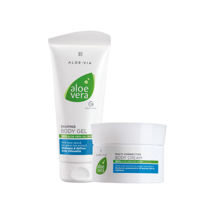 LR ALOE VIA - Aloe Vera Vücut Kremi "Şekillendirici ve Düzenleyici Etki" Set 200ml