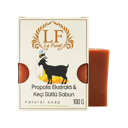 LA FUNE - Purifying Soap with Propolis Extract and Goat Milk 100gr