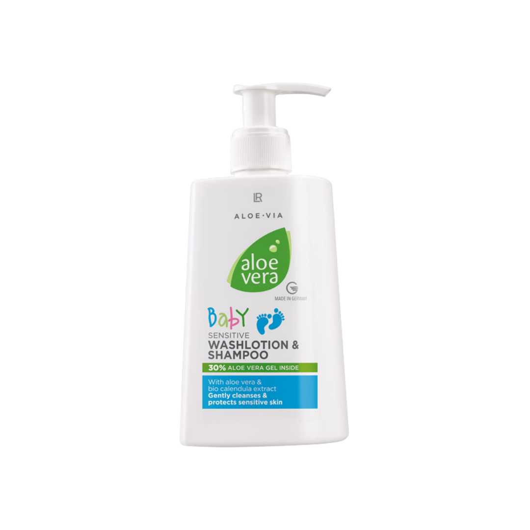LR ALOE VIA - Aloe Vera Baby Hassas Yıkama Losyonu ve Şampuanı 250ml