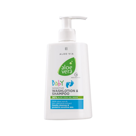 LR ALOE VIA - Aloe Vera Baby Hassas Yıkama Losyonu ve Şampuanı 250ml