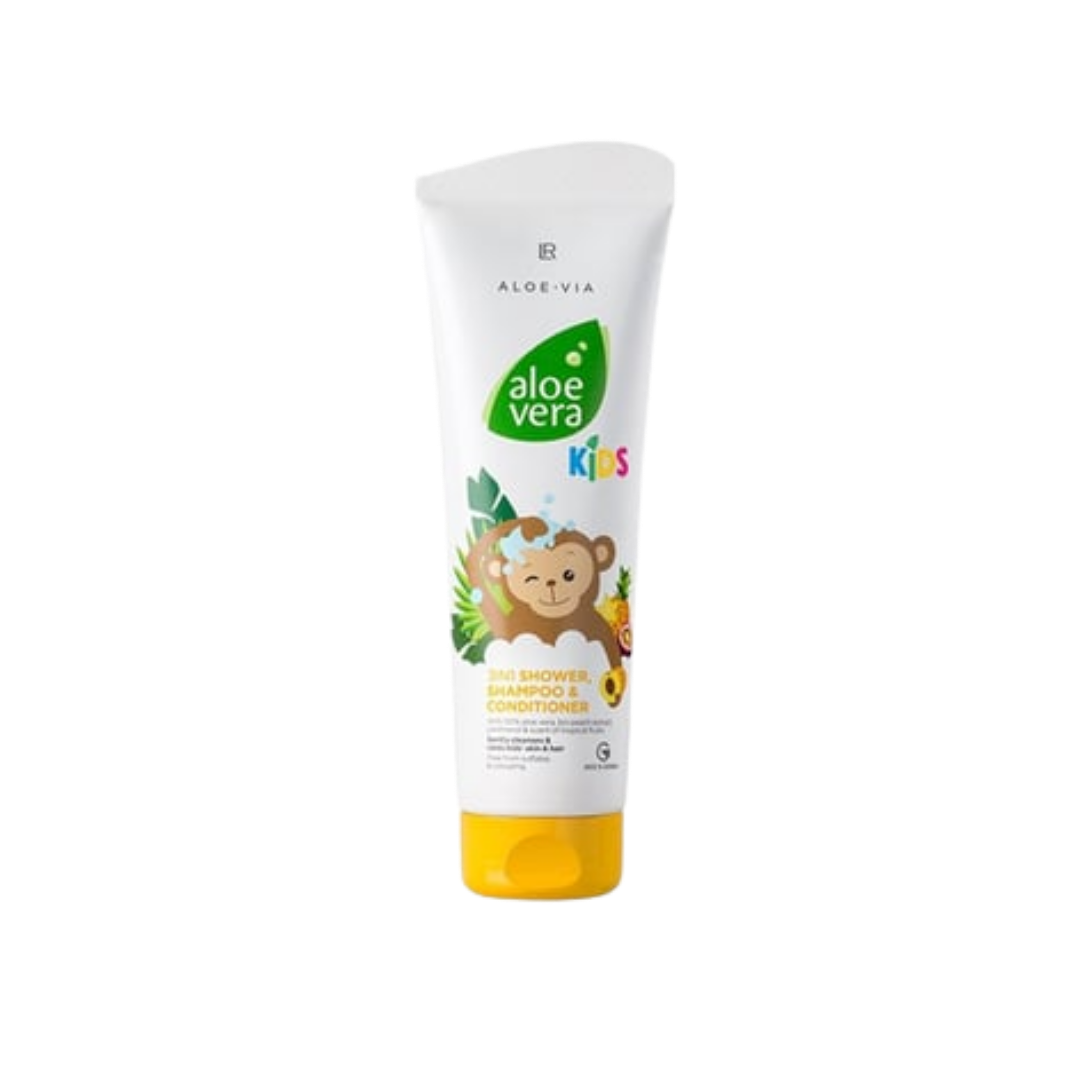 LR ALOE VIA - 3'ü 1 arada Saç&Vücut Şampuanı 250ml