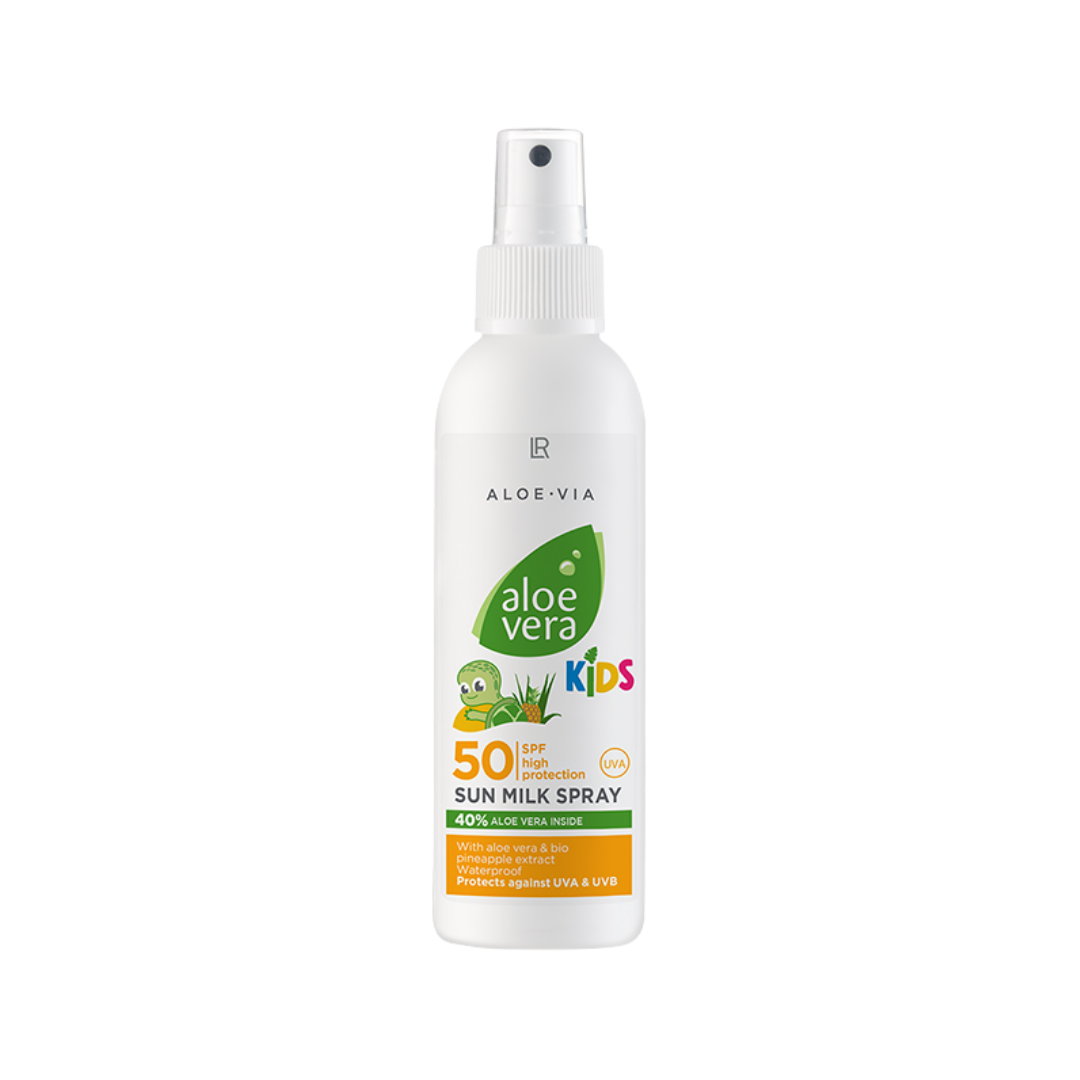 LR ALOE VIA - Çocuklar için Güneş Sütü Spreyi SPF 50 150ml