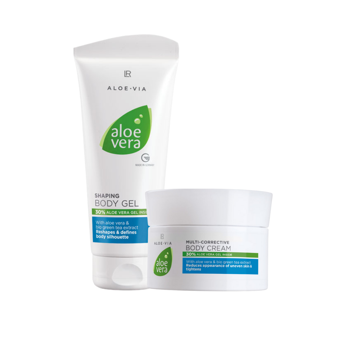 LR ALOE VIA - Aloe Vera Vücut Kremi "Șekillendirici ve Düzenleyici Etki" Set 200ml