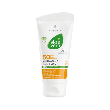 LR ALOE VIA - Anti-Aging Sunscreen Lotion SPF 50 50ml